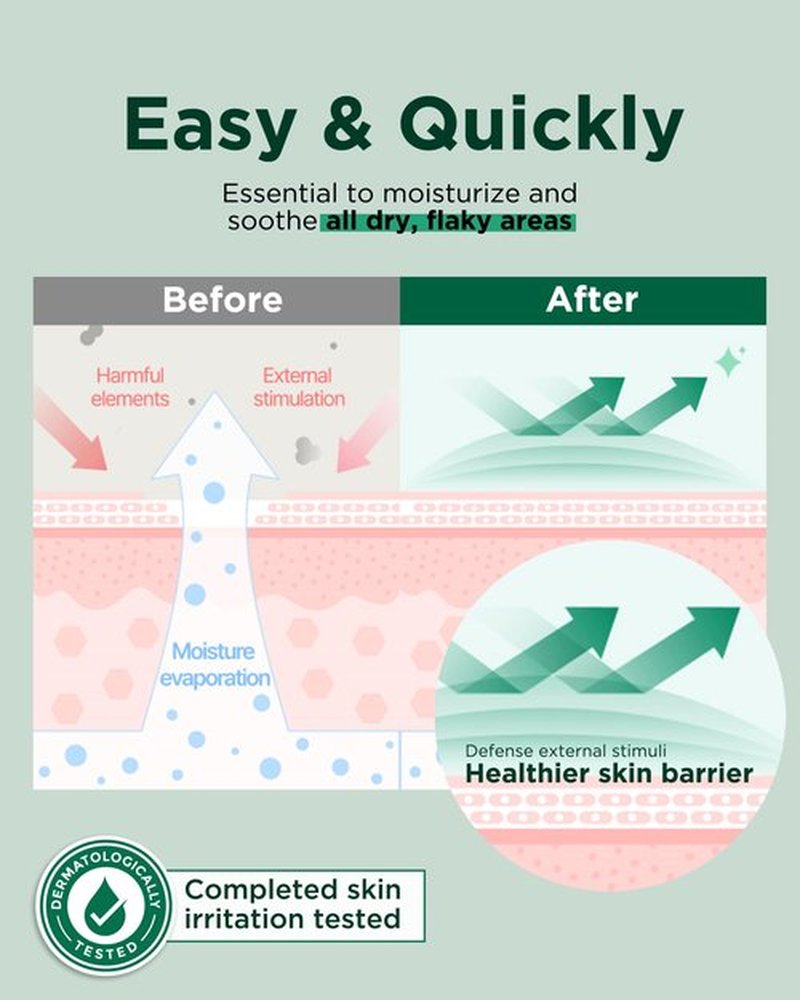 EASYDEW Barrier Lip & Multi Balm – Hydrating and Soothing Multi-Care Stick for Lips, Face, Neck and Body - EGF Peptide, Hyaluronic Acid, Elastin, Collagen, Panthenol - All in One Moisturizer, 0.34 oz.