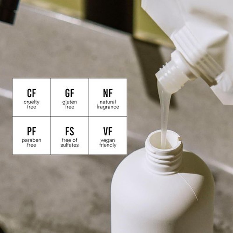 Public Goods Hand Soap - Natural Cleansing Soap with Essential Oils | Vegan & Paraben Free | 34 Fl Oz Refill