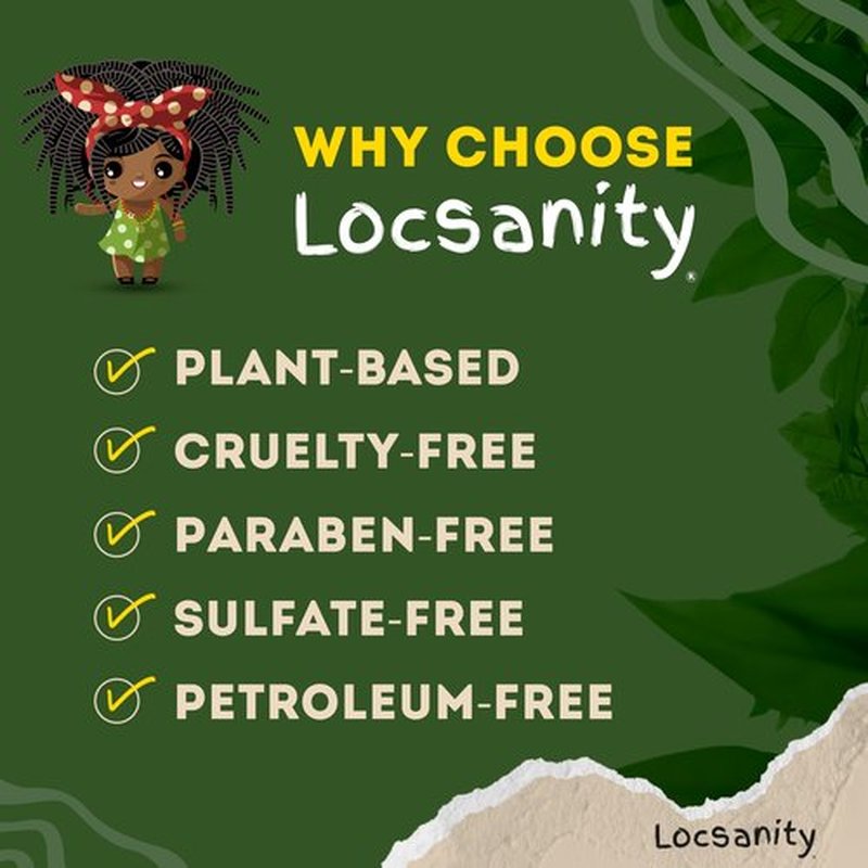 Locsanity Passion Fruit Conditioning and Styling Hair Gel – Braiding Gel for Dreadlocks, Twists and Sisterlocks, Loose Natural Hair, and All Types of Locs