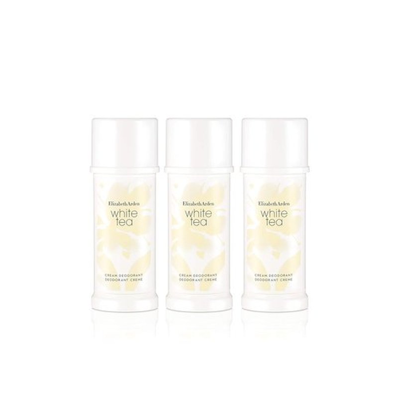Elizabeth Arden White Tea Women's Deodorant Cream - Refreshing 1.5 Oz | Pack of 3