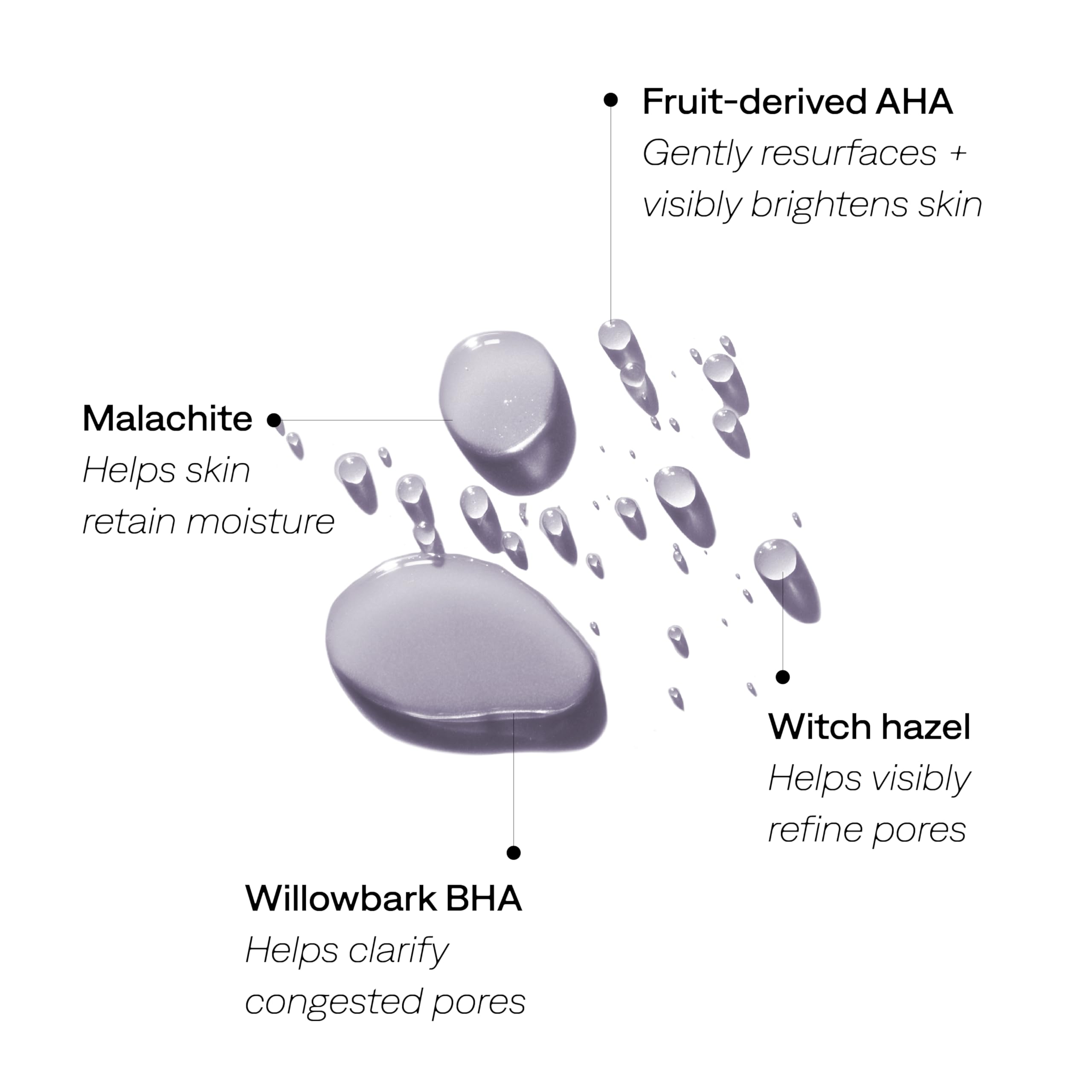 Provence Beauty C’est Clear Gentle Exfoliating Face Toner – AHA & BHA Skin Care Toner with Witch Hazel & Malachite – Hydrating for Clarifying Pores, Smoothing Texture & Radiance – 4 fl oz