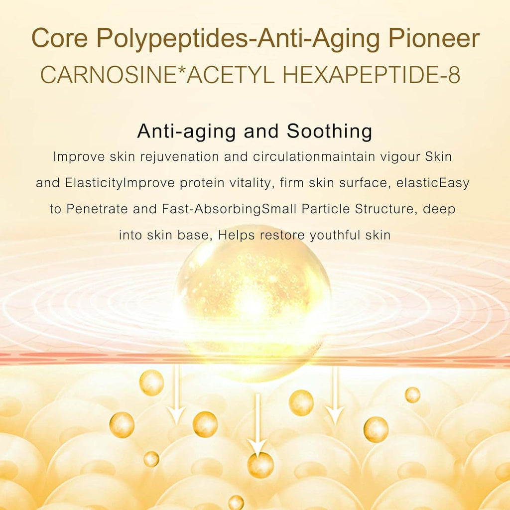 Anti-Aging Skincare Set for Women, 10-Piece Daily Facial Care Kit w/ Vitamin C & Peptides, Includes Cleanser, Toner, Serum, Eye Cream & Lotion, Vegan & Cruelty-Free, Birthday Gifts for Her/Mom/Wife
