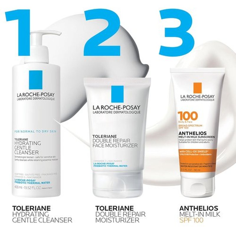 La Roche-Posay Anthelios Melt-In Milk Sunscreen SPF 100 - Ultra Lightweight Protection for Body & Face