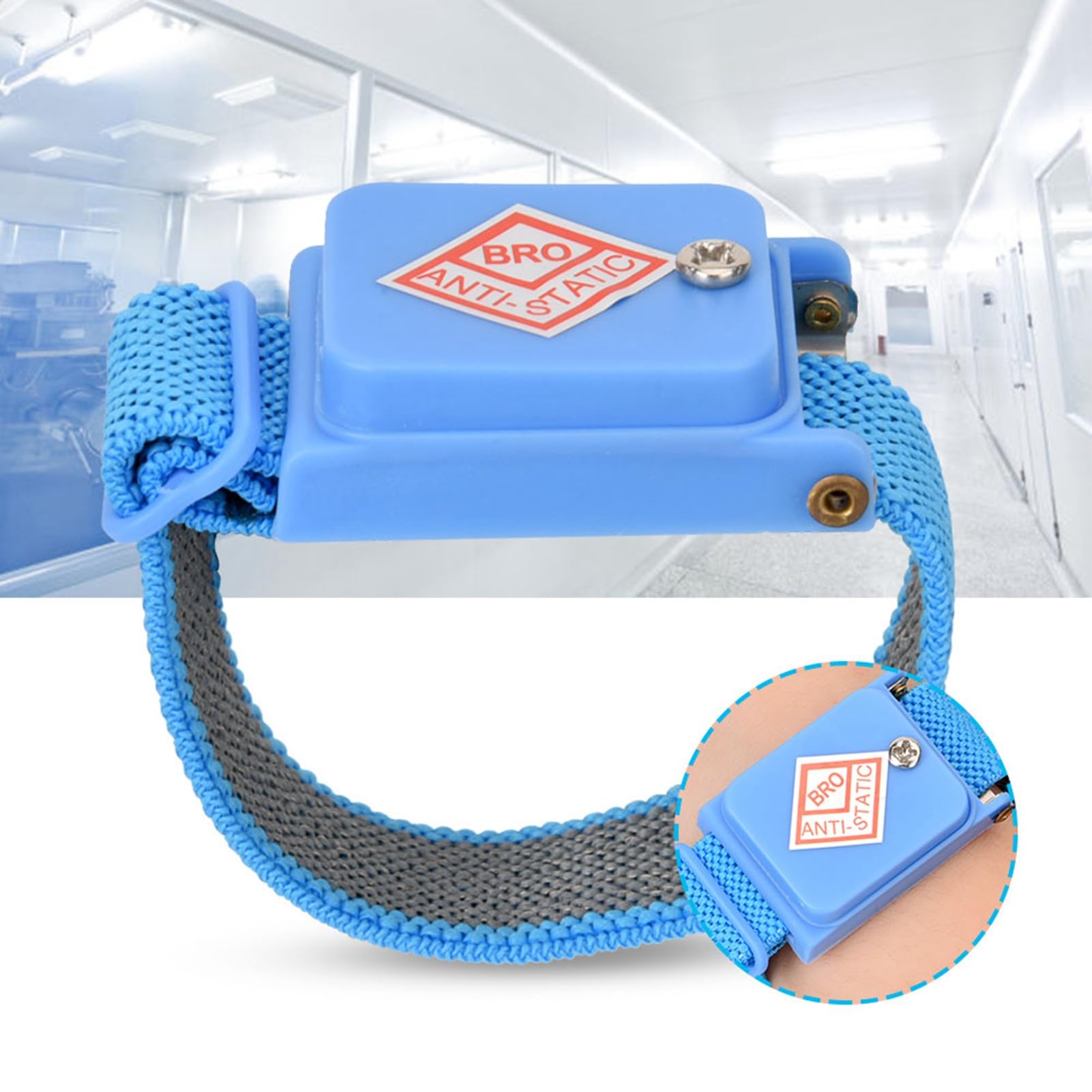 Anti Static Bracelet, Electrostatic Esd Discharge Cable Band Wrist Strap Cordless Anti Static Bracelet Electrostatic ESD Discharge Cable Band Wrist Strap