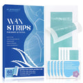 PLAYQUEEN Wax Strips Hair Removal Kit, 60 Count for Face & Body, 10 Wipes