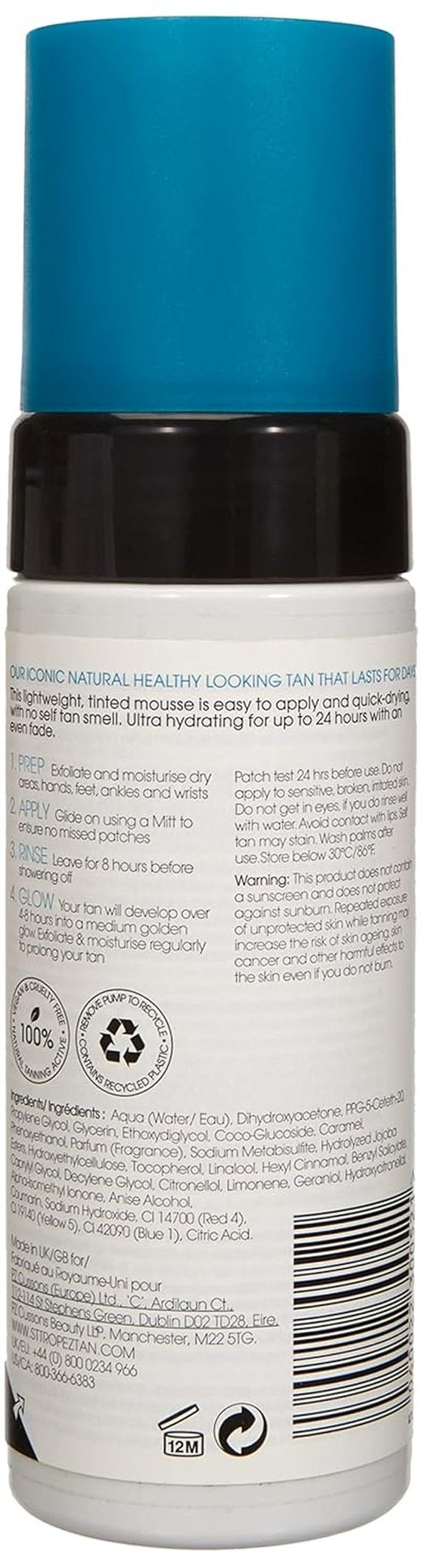 St. Tropez Classic Bronzing Self Tan Mousse - Streak-Free, Natural-Looking Golden Tan, 4 Fl Oz