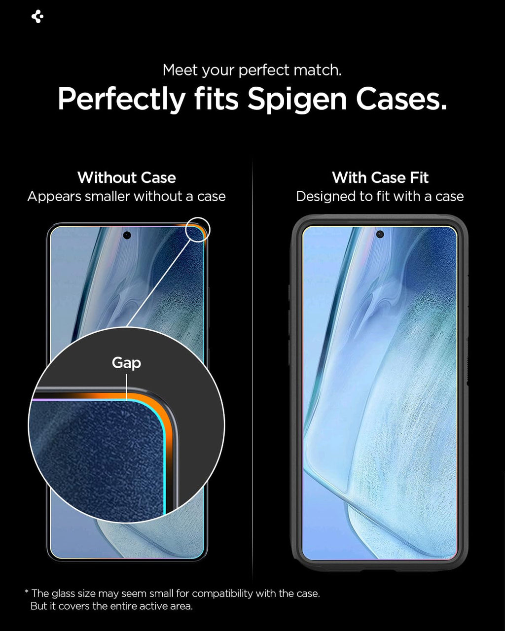 Spigen AluminaCore Screen Protector Tempered Glass [Glas.tR EZ Fit] designed for Galaxy S26 [2 Pack] 10H+ Hardness, Aluminum-Enhanced Durability