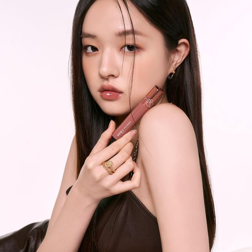 rom&nd GLASTING COLOR GLOSS 01 PEONY BALLET - K-Beauty Viral Plumping Lip Gloss | Mirror Shine, Hydrating, Non-Sticky, Long-Lasting "Bunny Tongue" Light Pink for Soft Girl Aesthetic