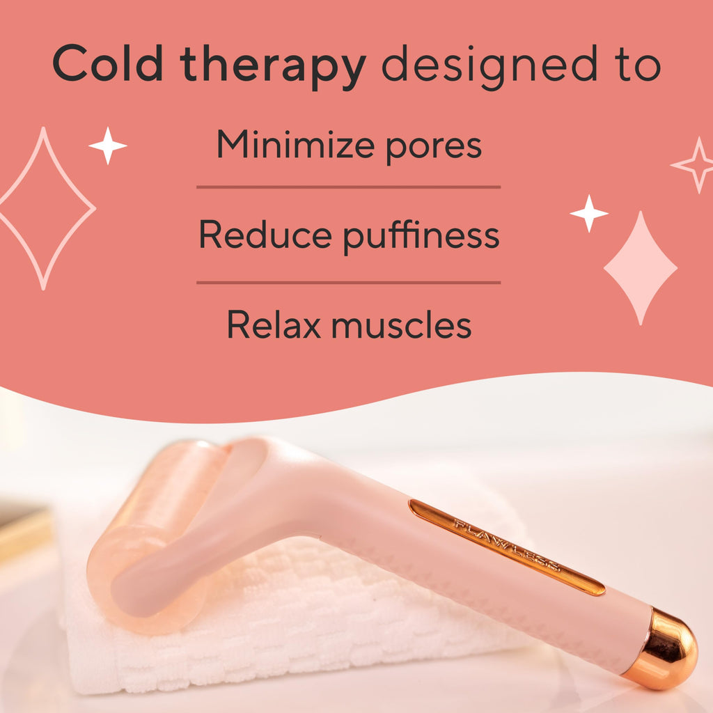 Finishing Touch Flawless Facial Massage Ice Roller, 1 Count (Pack of 1)