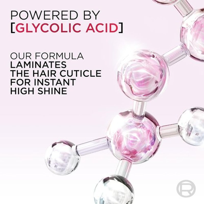 L'Oreal Paris Elvive Glycolic + Gloss Leave-In Hair Serum - Smooths Dull Hair, 4.4 Fl Oz