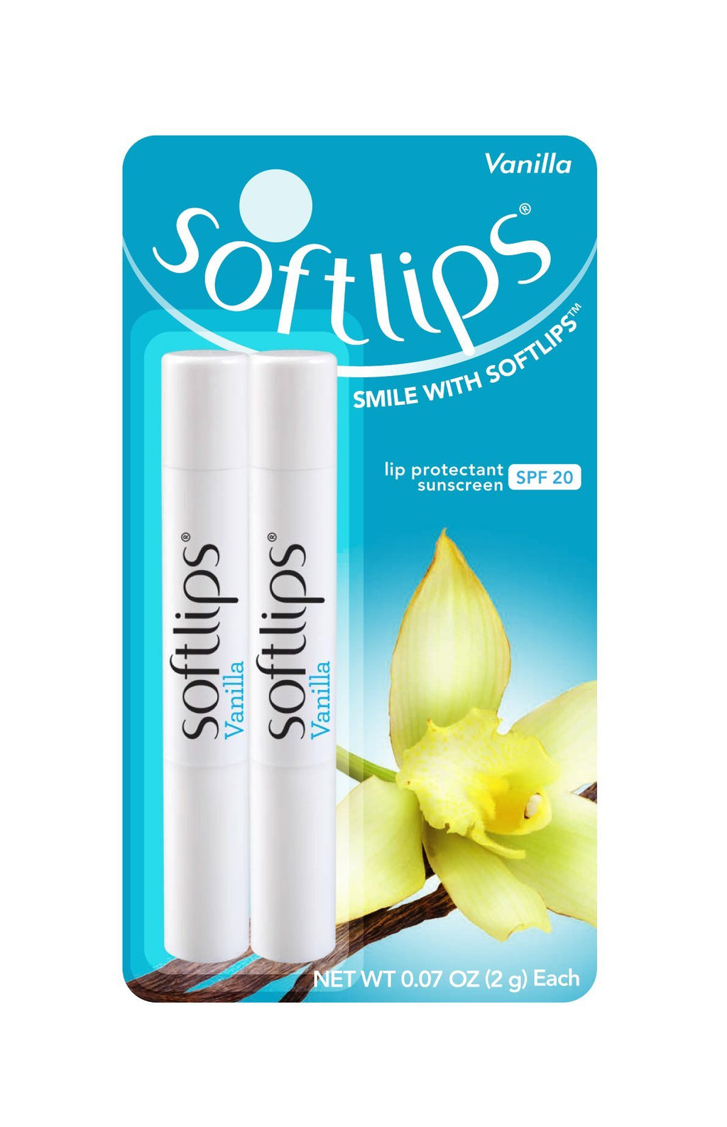 Softlips Protectant/Sunscreen SPF 20 Assorted Fun Flavors Lip Balm, 2 Count (Pack of 6)