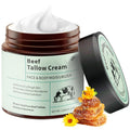 ZTSGU Beef Tallow for Face, Lasting Moisturizer Whipped Beef Tallow and Honey Balm for Face & Body Skin Care.(Unscented)