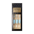KISS imPRESS Couture Collection Press-On Manicure, Elegant, with Jewelled Accents, Includes 30 Fake Nails, Prep Pad, Mini File, and Cuticle Stick