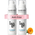 L'ANGE HAIR Glass Hair Heat Protectant Spray - Anti-Frizz Blow Dry Mist | Lightweight Thermal Protection | 5 fl oz, 2-Pack