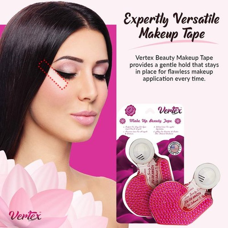 Skiennix Makeup Tape Eyeliner Stencils - Firm Hold Liquid Liner Wing Tips for Clean Edges | Ideal for Beginners