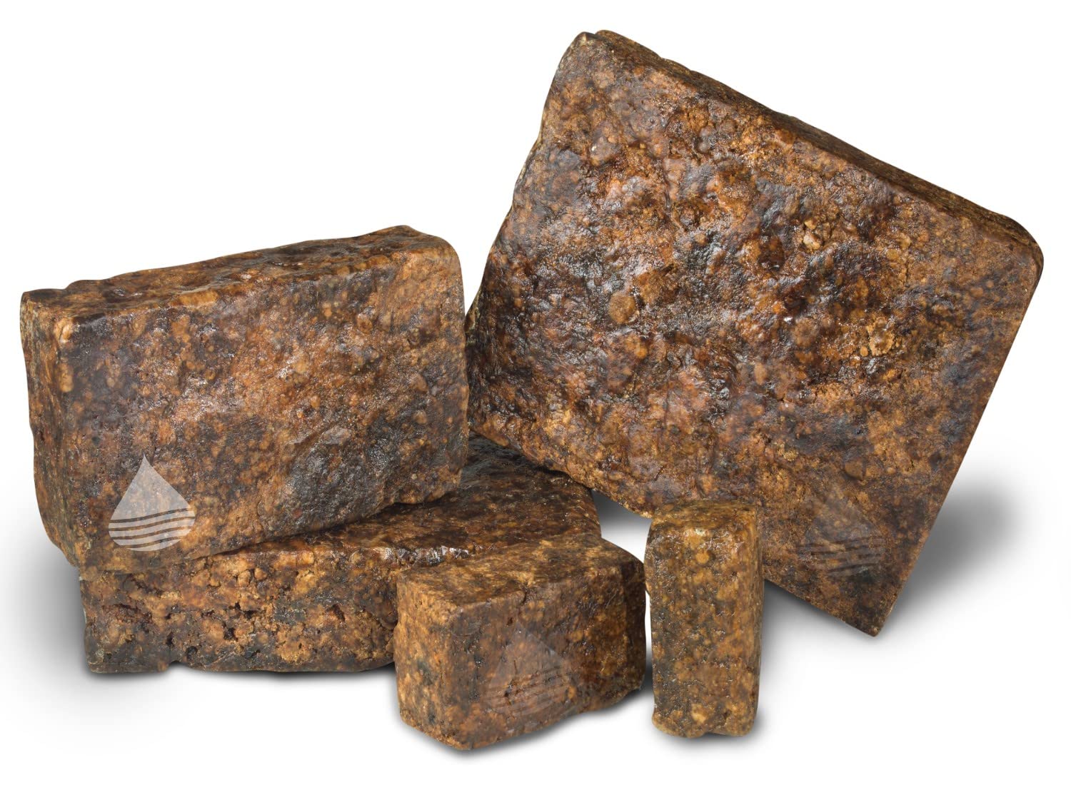 Aroma Depot Raw African Black Soap 8oz 100% Raw Natural soap for Acne, Eczema, Psoriasis, Scar Removal Face And Body Wash. Handmade