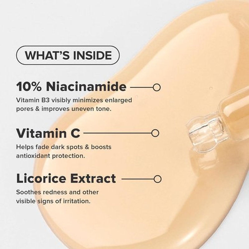 Paula's Choice BOOST 10% Niacinamide Face Serum - Pore Minimizer with Vitamin B3 & C | Fragrance-Free, 0.67oz