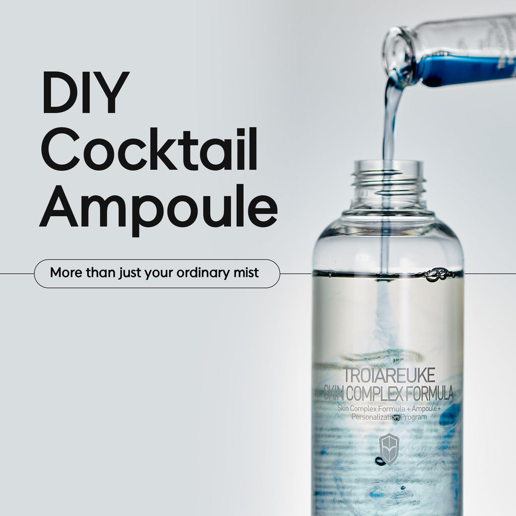 TROIAREUKE H+ Cocktail Ampoule Toner (Blue, 6.76 Fl. Oz.)