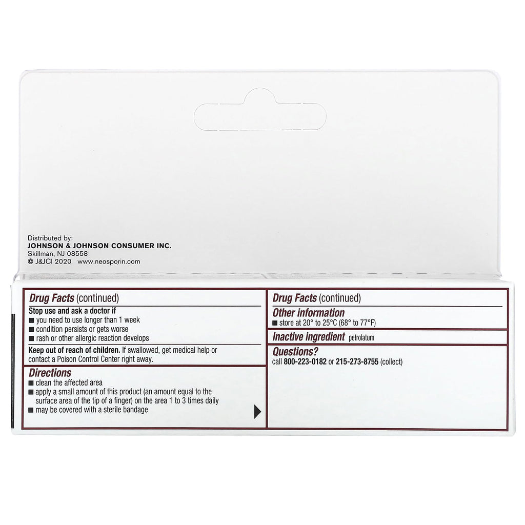 Polysporin First Aid Topical Antibiotic Skin Ointment With Bacitracin Zinc & Polymyxin B Sulfate, For Infection Protection & Wound Care, Neomycin-Free, Travel Size, 1 oz