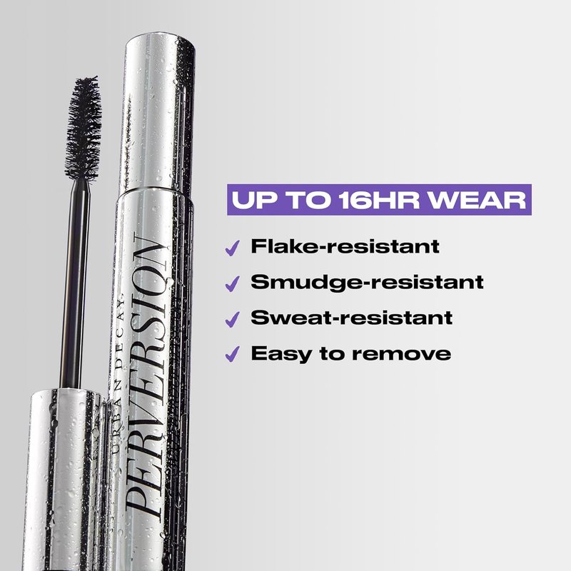 Urban Decay Perversion Mascara - Volumizing Waterproof Formula for Length & Buildable Lash Volume | 0.34 fl oz