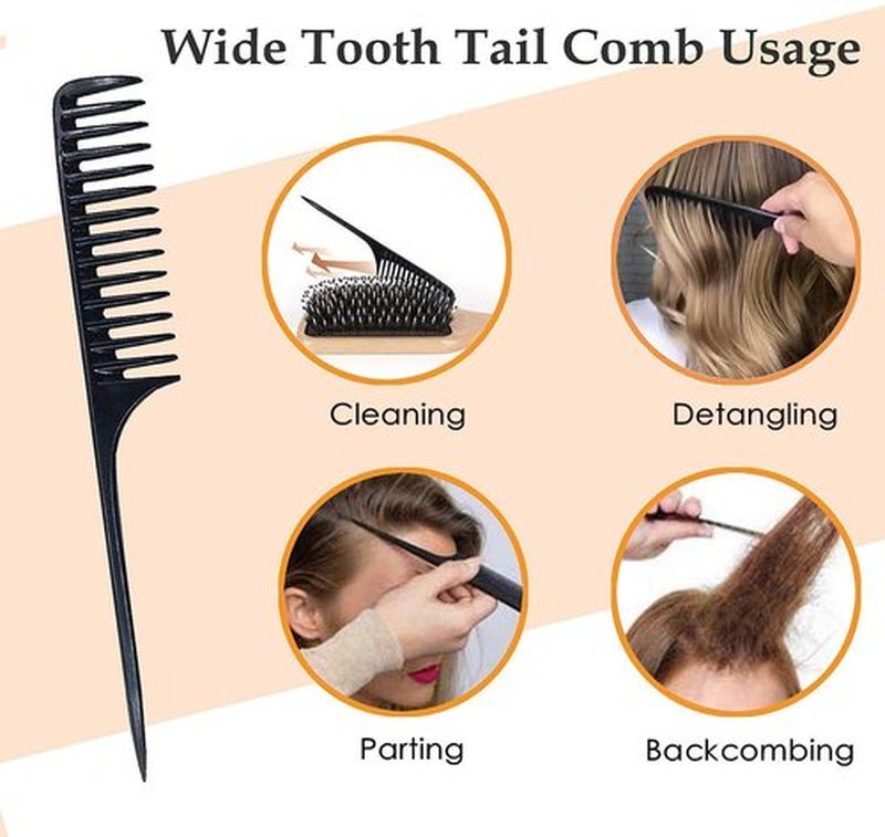 Sosoon Boar Bristle Paddle Hairbrush - Tangle-Free Design for All Hair Types | Gift Box & Tail Comb Included