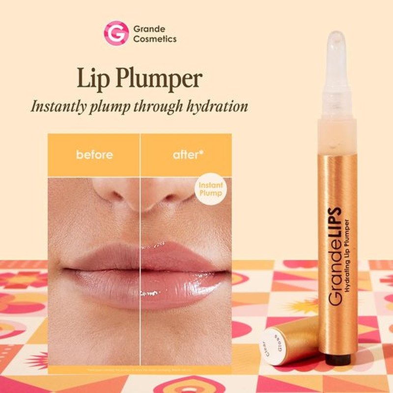Grande Cosmetics GrandeLIPS Hydrating Lip Plumper - Achieve Fuller, Hydrated Lips Instantly