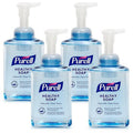 PURELL Brand CRT Healthy Soap Naturally Clean Foam, 17.4 fl oz Hand Soap Table Top Pump Bottle (Pack of 4) - 5013-04