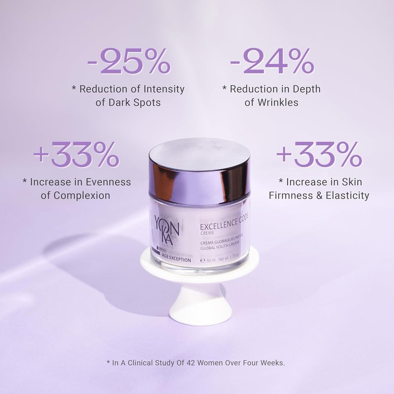 Yonka Age Exception Excellence Code Crème - Specialized Anti-Aging Cream for Mature Skin Types