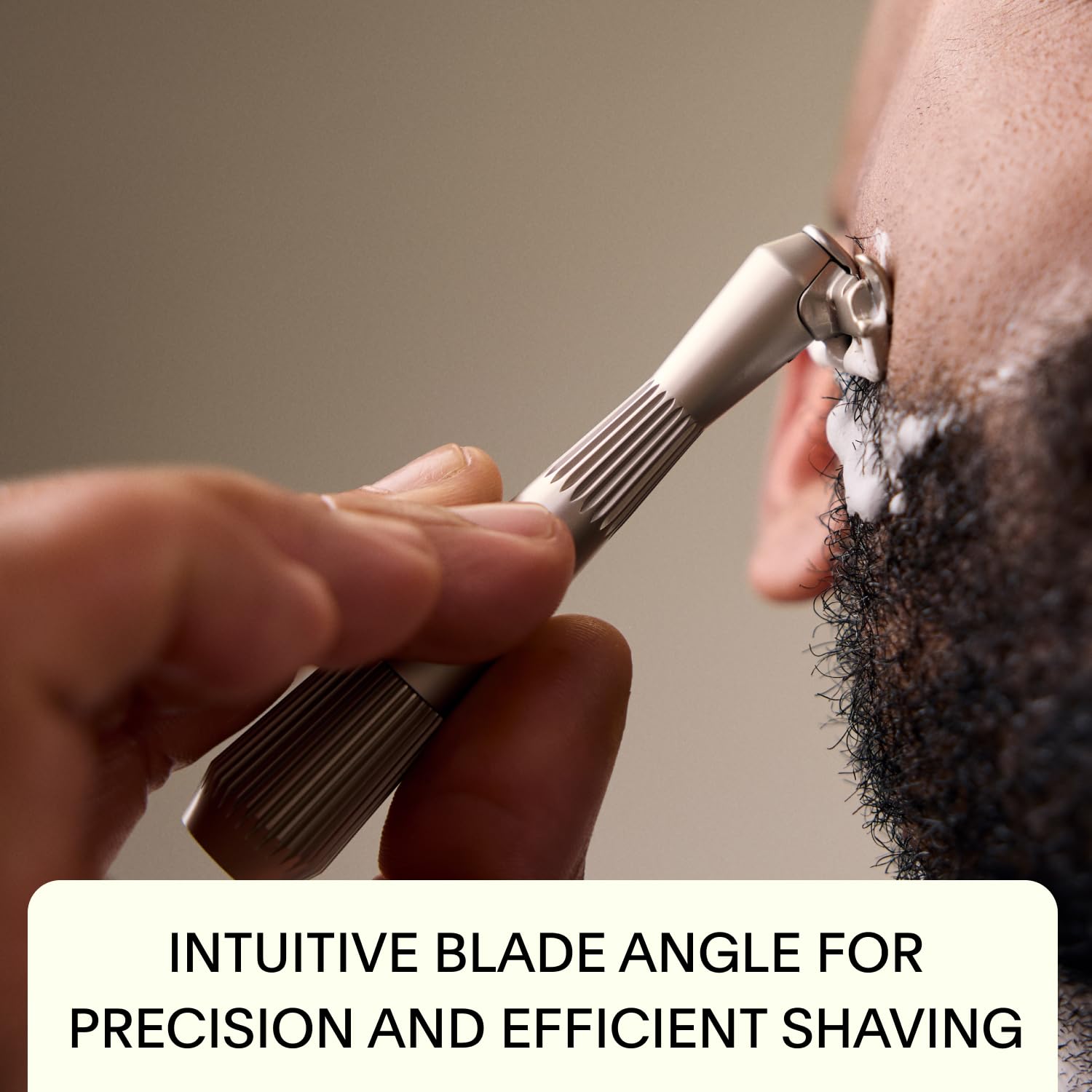 Leaf Shave | Leaf Twig Razor Set, Includes Twig Razor, Matching Stand, 50-Pack Single-Edge Blade Refills, and Blade Bank - Rose Gold