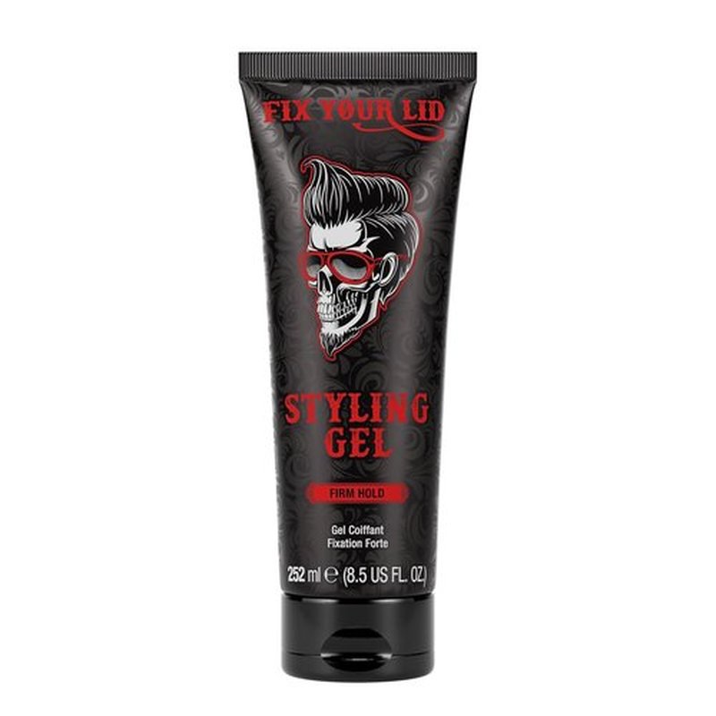 Fix Your Lid Styling Gel for Men - Firm Hold for Fuller Look - Easy to Wash Out - 8.5 Oz