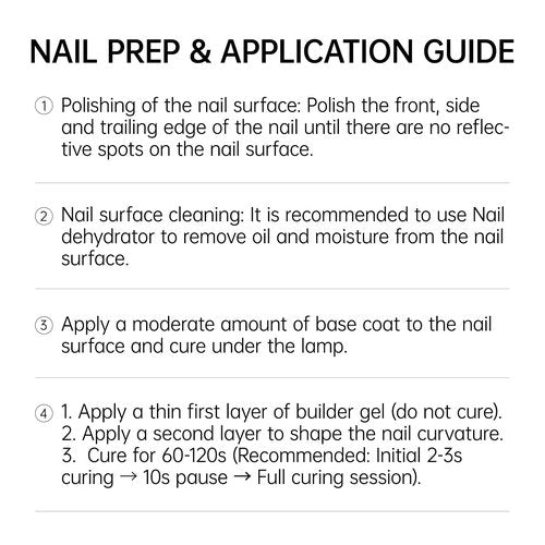 Love easy Hema Free Builder Gel for Nails Hypoallergenic & Odorless - Thickness Nail Strengthener & Extender | 28-Day Chip Resistance