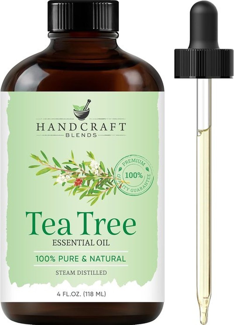 Handcraft Blends Tea Tree Essential Oil - 100% Pure & Natural - 4 Fl Oz for Diffusers, Aromatherapy & Skin Care