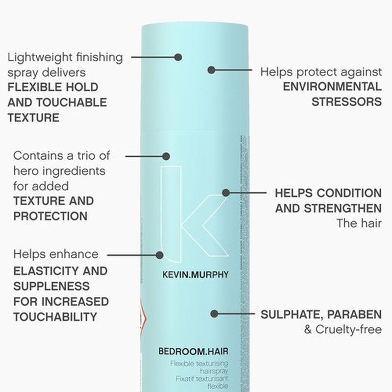 KEVIN.MURPHY BEDROOM.HAIR - Flexible Texturizing Hair Spray for Effortless Styles - 235 mL / 7.9 fl oz