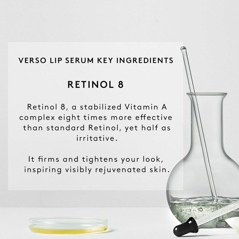 Verso Lip Serum - Hydrating & Nourishing Formula | 0.5 Fl Oz for Soft, Plump Lips