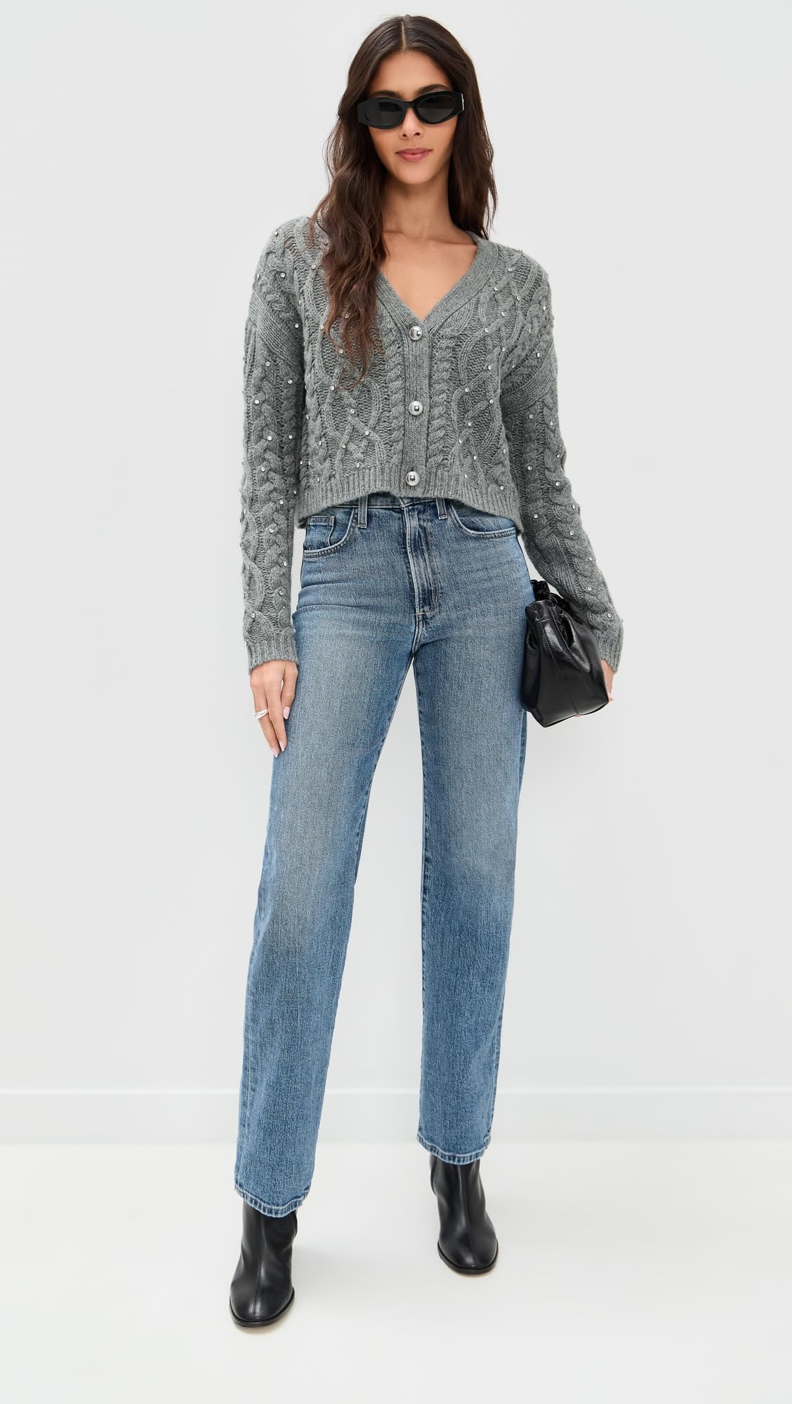LE BOP Women's Sophie Gemstone Sweater