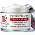 Triple Collagen Face Moisturizer – Retinol-Free Anti-Aging Cream for Sensitive Skin with PDRN (Salmon DNA) & Hyaluronic Acid – Firming & Wrinkle Smoothing, Fragrance-Free, 1.7 oz
