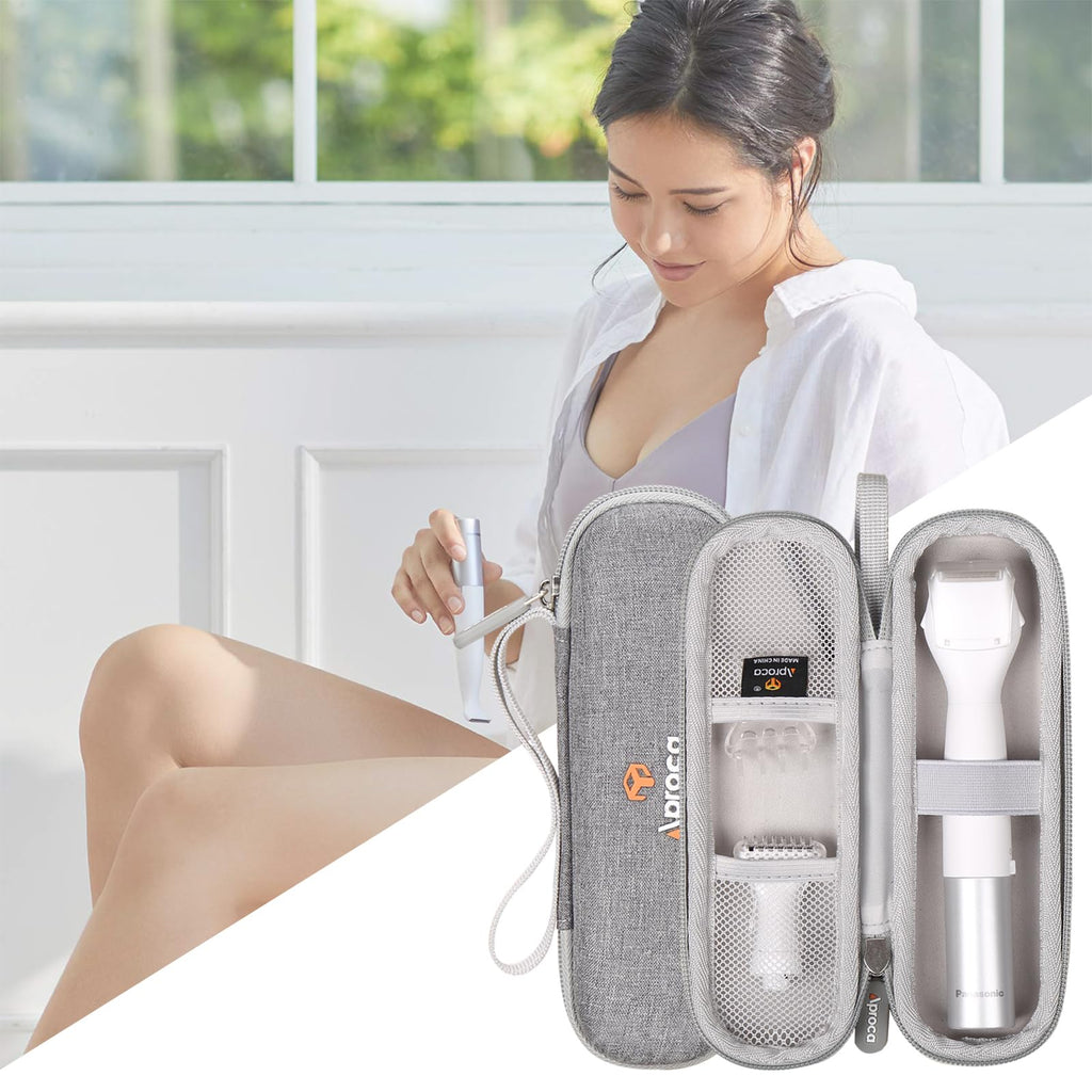 Aproca Case Compatible with Panasonic Bikini Trimmer Shaver, Portable Hard Storage Bag for Accessories (Case Only)