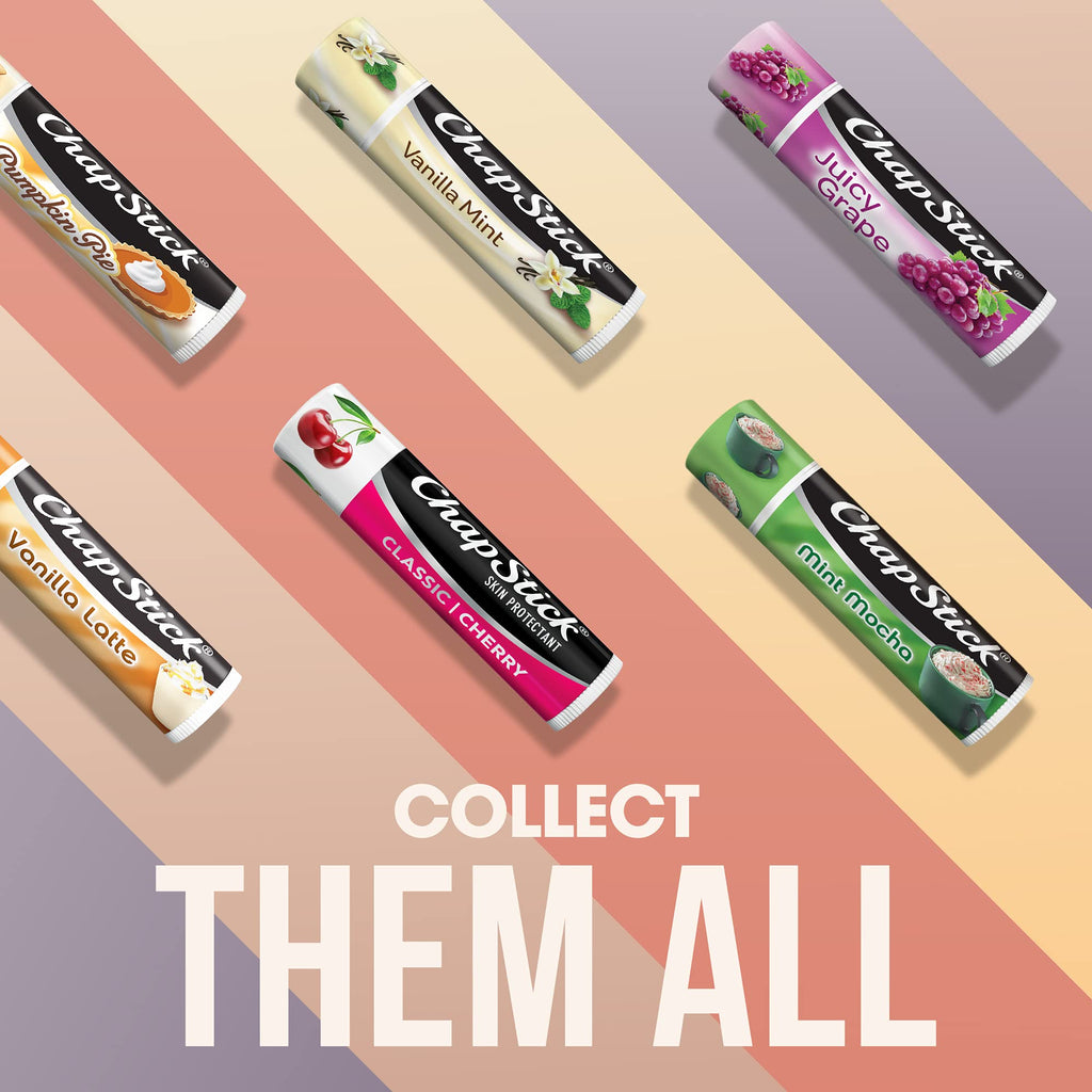 ChapStick Classic Cherry Lip Balm – Fruity & Sweet Lip Moisturizer for Dry Lips, 0.15 Oz Ea