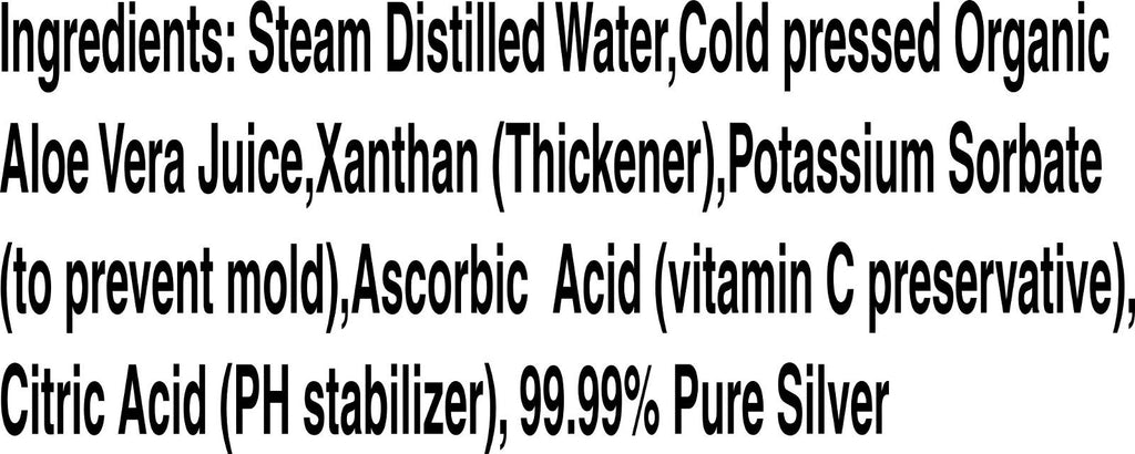 Superior Colloidal Silver Gel Big 4 oz. Jar Made with Organic Aloe Vera, 100 PPM 99.99% Pure Ag, & Simple Safe Ingredients