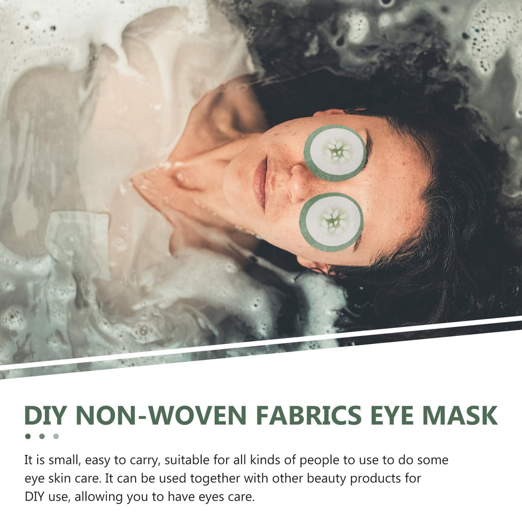 100pcs Spa Cooling Eye Pads Moisturizing Eye Masks Eye Sheet Non Woven Eye Care Patches for Skincare Spa Wrap Moisture Retention