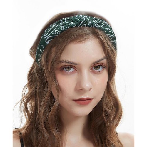 Ondder 6 Pack Bandana Headbands for Women Top Knot Headband Cute Head Bands for Women's Hair Turban Headband with Knot Hair Accessories for Women Girls