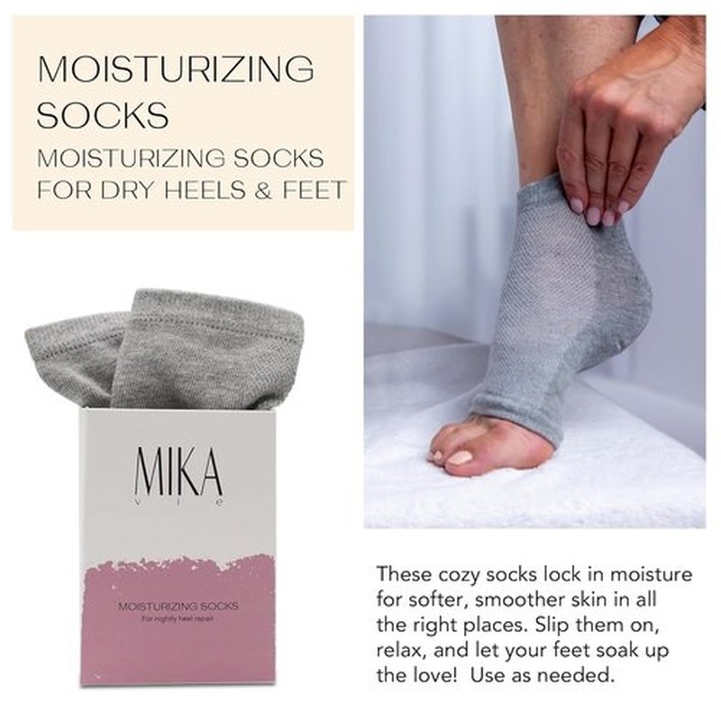 Skiennix Foot Balm & Socks - Moisturizer for Dry, Cracked Feet | Urea Cream for Soft, Exfoliated Skin