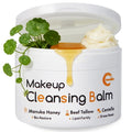 Grocerism Cleansing Balm Makeup Remover, Manuka Honey & Grass-Fed Tallow with Soothing Cica (Centella), Melts Waterproof Mascara & SPF, Non-Comedogenic for Sensitive Dry Skin & Eyes, 3.53 Oz