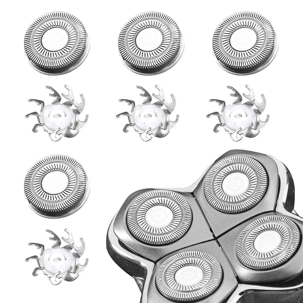 VRMETA 4 PCS Shaver Head Replacement Blades for Skull Pitbull Carver PRO 4 Electric Razor Replacement head