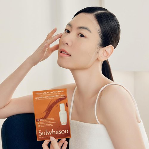Sulwhasoo First Care Activating Sheet Mask - Hydrating Korean Mask for Dry Skin, Plumps & Strengthens Skin Barrier