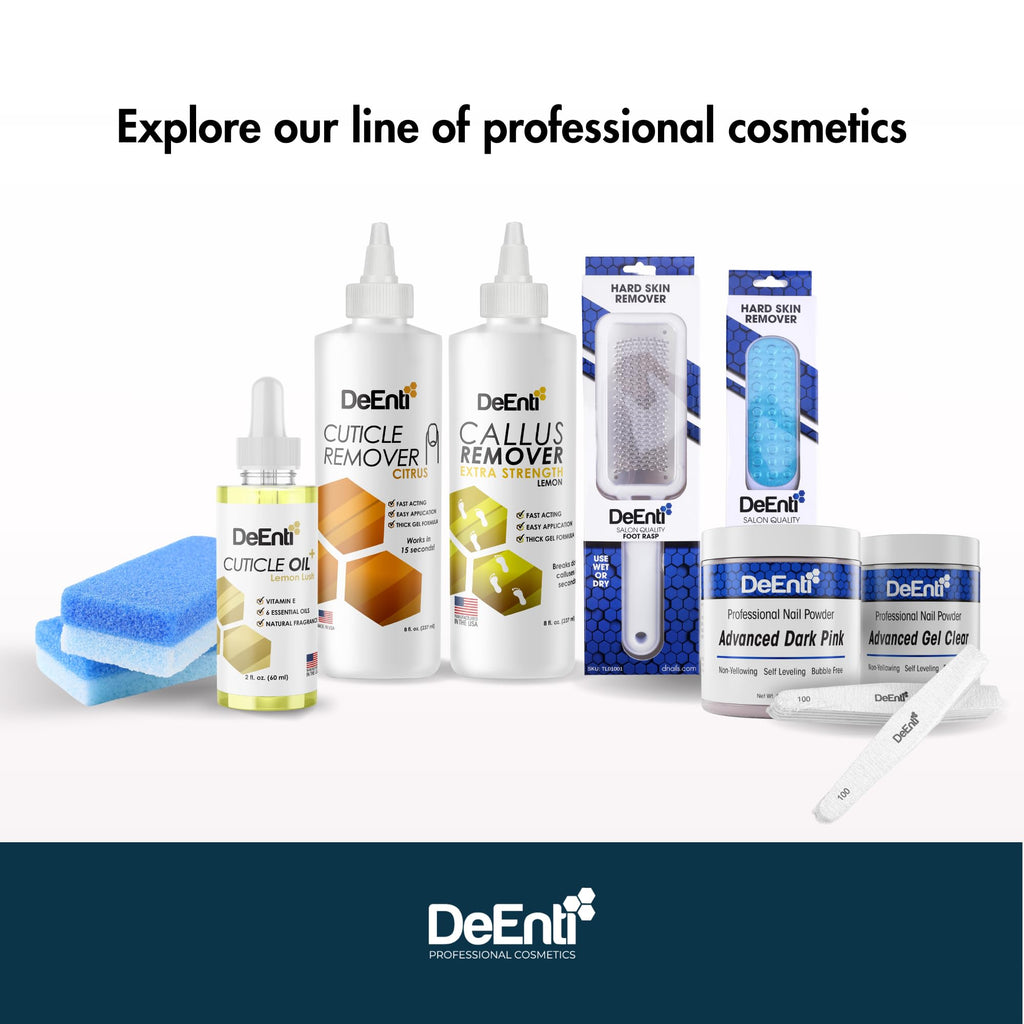 DeEnti Instant Cuticle Remover Gel, Professional Cuticle Softener with Instant 15-Second Removal, 8oz Bottle for Hand, Foot & Nail Care, Salon Quality Manicure & Pedicure Supplies