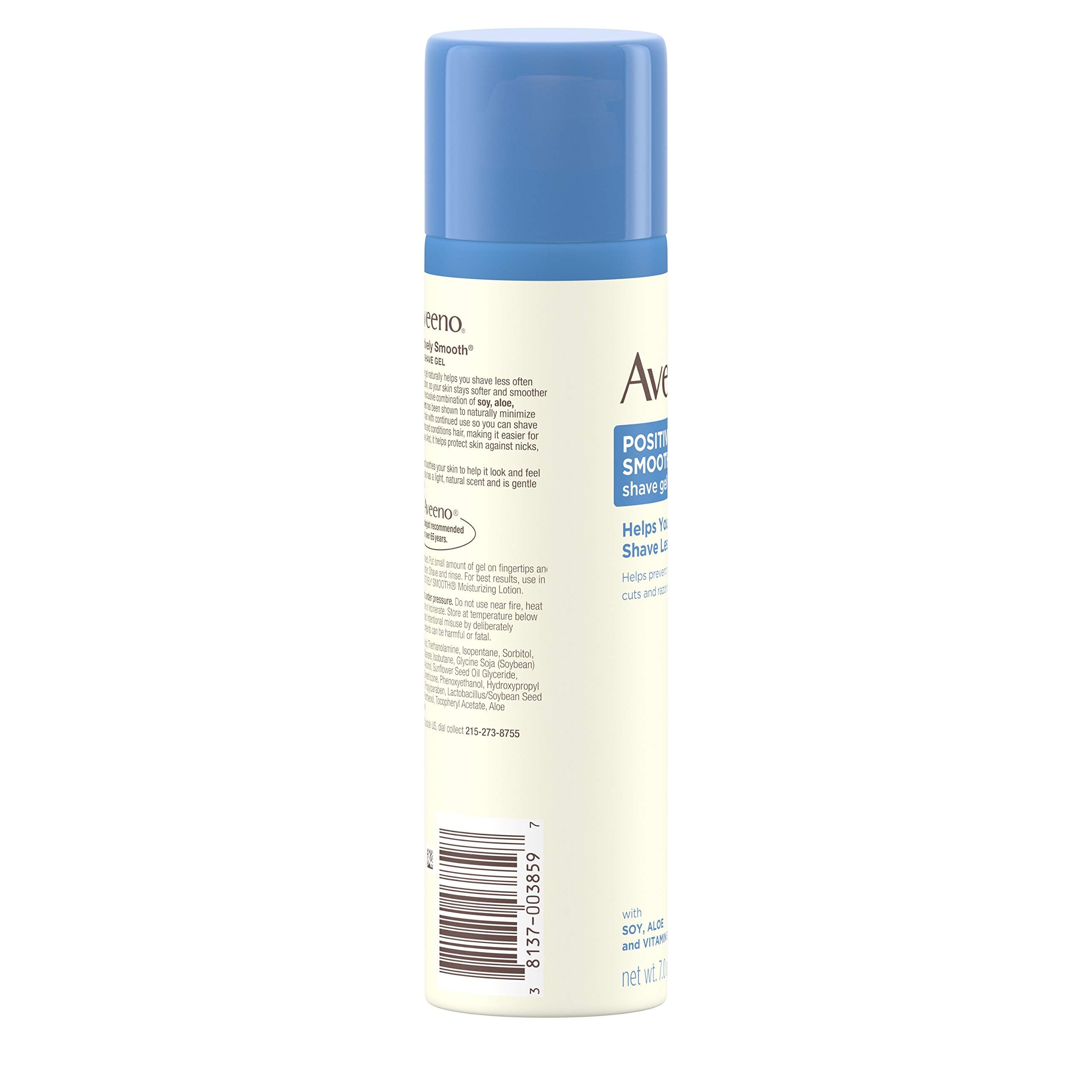 Aveeno - Active Naturals Positively Smooth Shave Gel with Natural Soy - 7 oz.