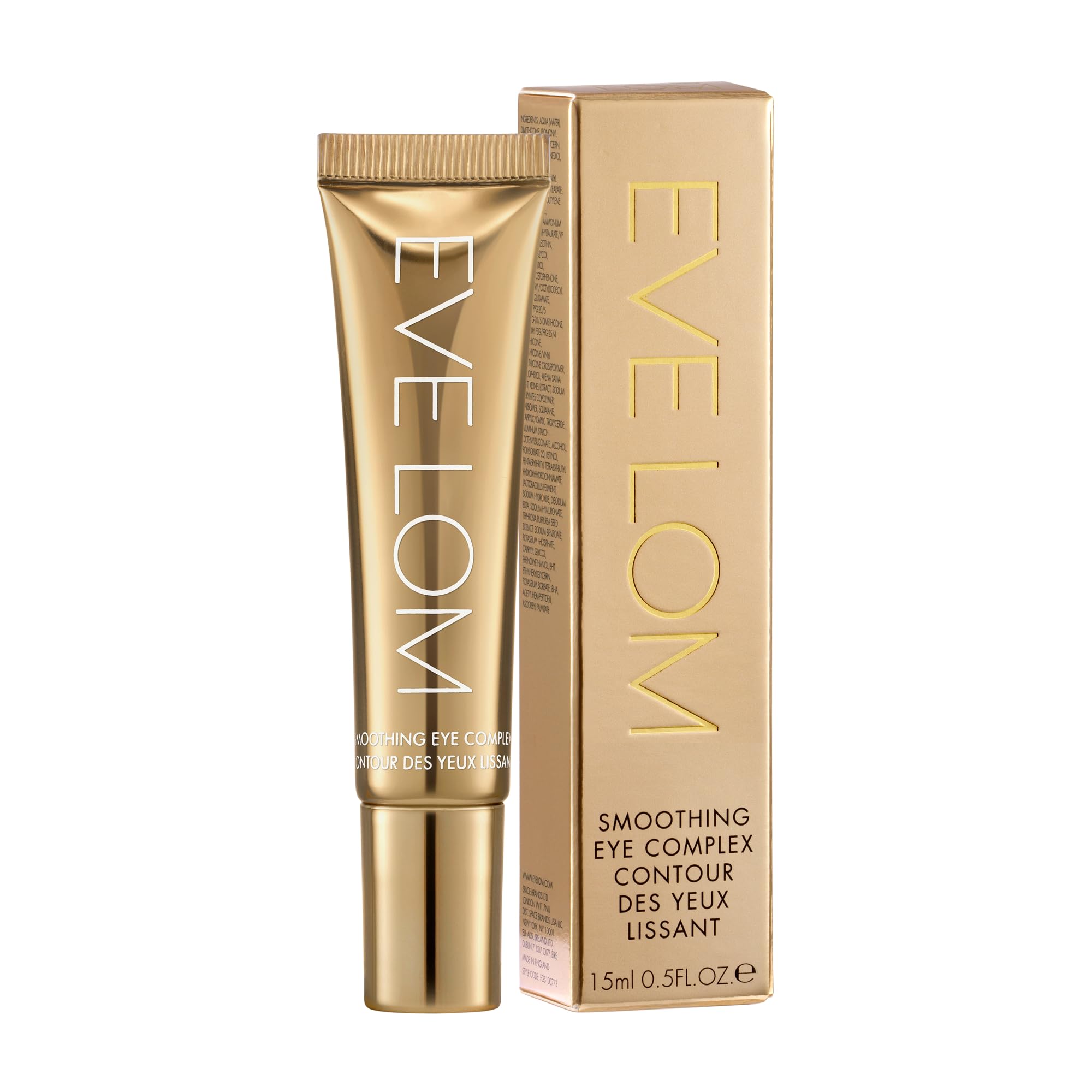 EVE LOM Smoothing Eye Complex + Peptide – Eye Cream for Firming & Brightening (15ml)