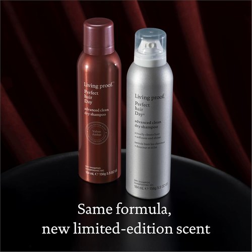 Living Proof Perfect Hair Day Dry Shampoo - Advanced Clean Formula, Limited Edition Velvet Amber, 5.5 oz