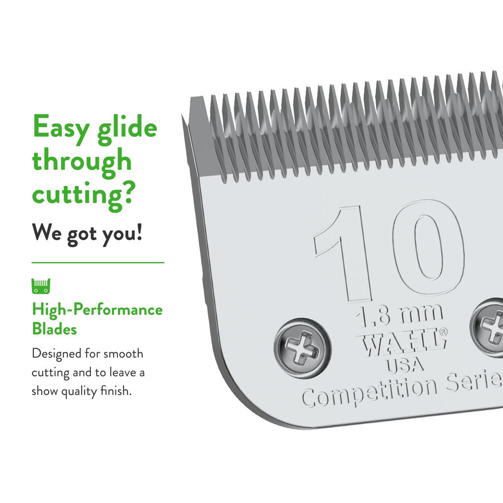 Wahl Professional Animal 10 Medium Competition Series Detachable Blade with 1/16-Inch Cut Length (2358-100)